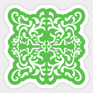 fern,kaleidoscope art Sticker